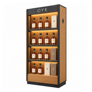 Branded display stand with bottles and gift boxes (1)
