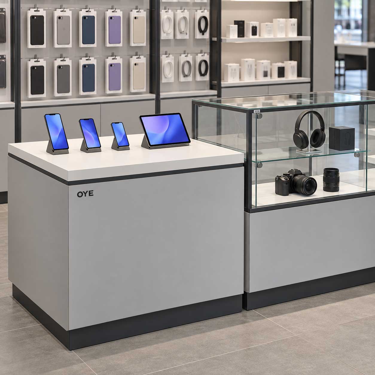 Coordinated-electronics-counters-and-accessory-displays
