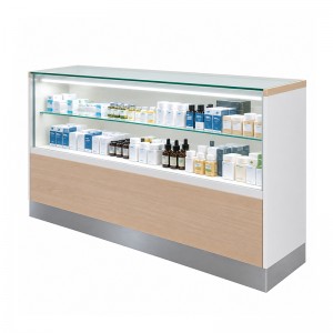 Countertop glass dispensary display case for storefront counter by OYE Showcases (3)
