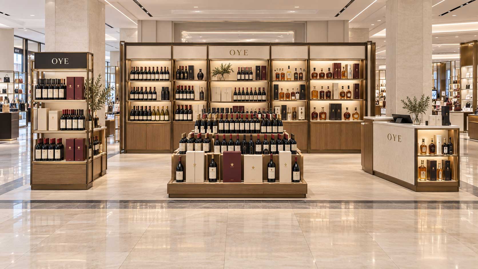 Department-store-wine-and-spirits-concession
