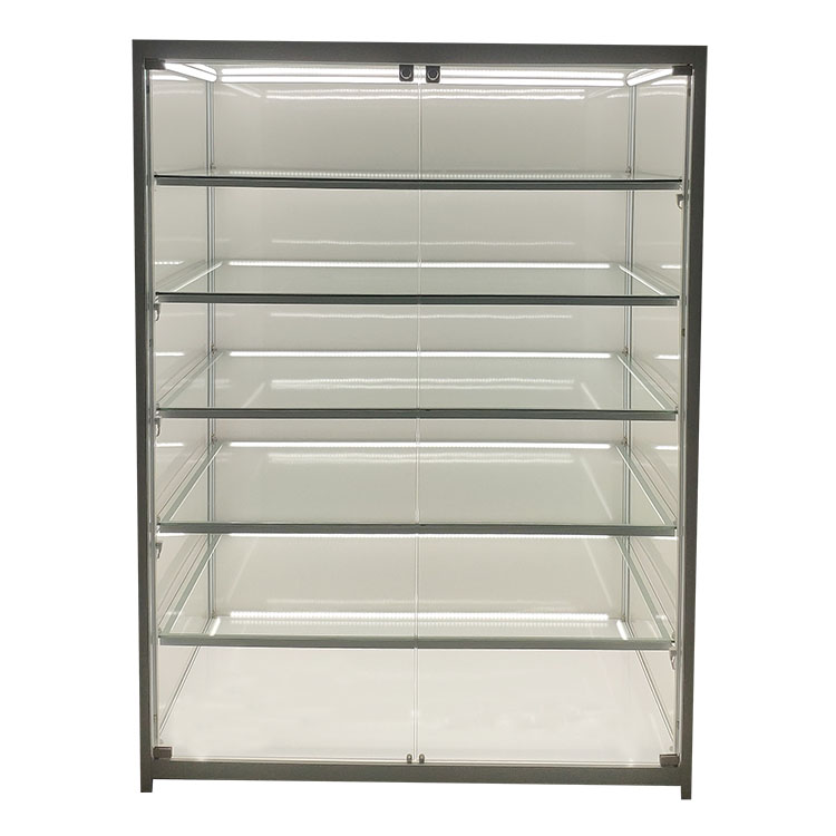 General store display case with LED Strip light on each shelf    OYE