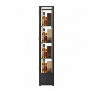 Glass display cabinet for spirits and gift boxes (4)