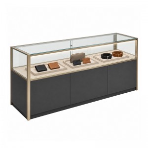 Glass display counter for leather goods (4)