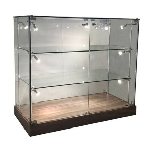 https://www.oyeshowcases.com/wood-and-glass-jewelry-display-cases-with-walnut-veneer-with-4-side-lights-oye-product/