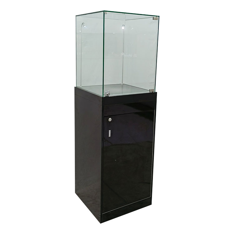 https://www.oyeshowcases.com/black-pedestal-showcase-with-ambient-lighting-and-glossy-finish-oye-product/