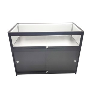 Retail display cabinets for sale with lockable sliding doors  |  OYE