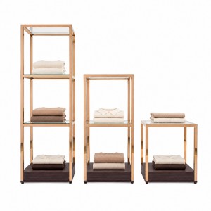Three display stands at different heights (1)