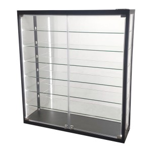 Wall display cases for collectibles with Six shelves,Dust Seal |  OYE