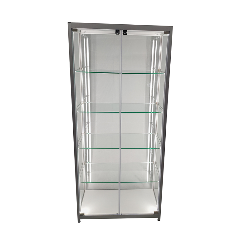 https://www.oyeshowcases.com/shop-display-cabinets-for-sale-with-led-lighting4-adjustable-shelveshinged-doors-oye-product/