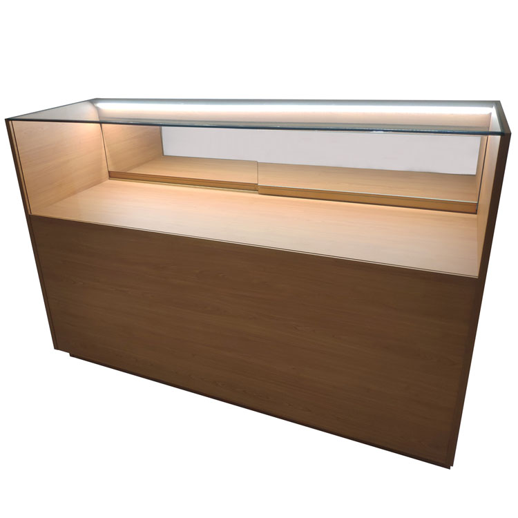 https://www.oyeshowcases.com/wood-glass-display-case-with-top-section-side-led-strip-oye-product/
