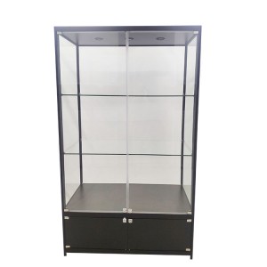 glass store display case